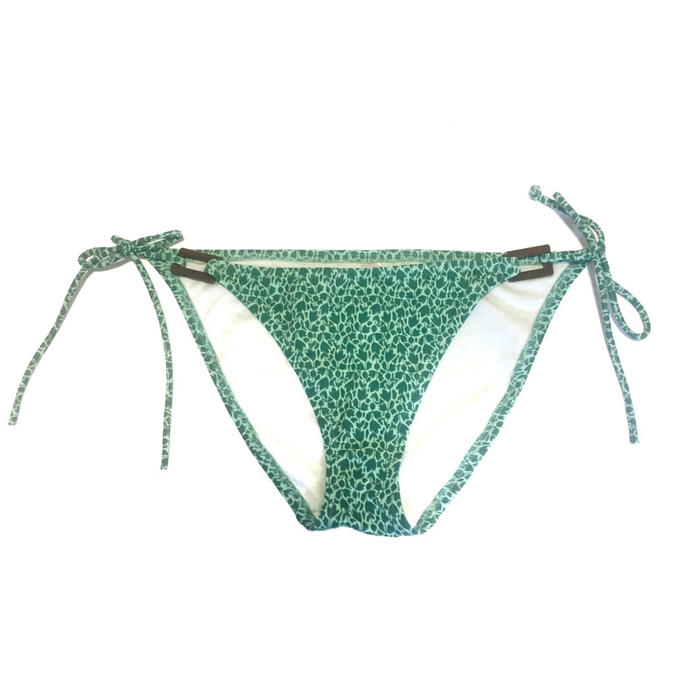 Victoria’s Secret Green Floral Bikini Bottom